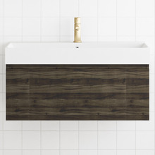 San Remo Wall Hung Single Vanity with Polymarble Countertop